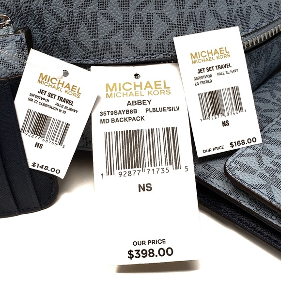 ⚠️LAST1⚠Michael Kors Abbey Medium Backpack 3PC Set - Picture 7 of 8